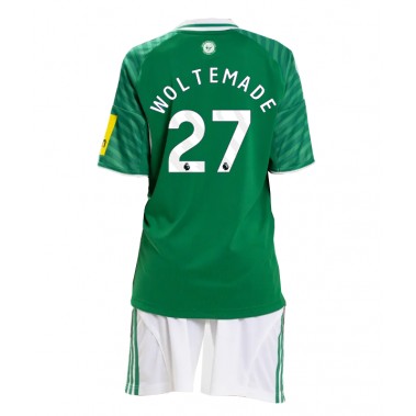 Newcastle United Nick Woltemade #27 Koszulka Wyjazdowa dzieci 2025-26 Krótki Rękaw (+ krótkie spodenki)
