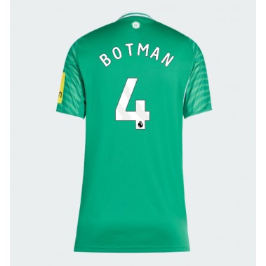 Newcastle United Sven Botman #4 Koszulka Wyjazdowa damskie 2025-26 Krótki Rękaw