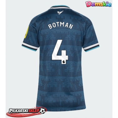 Newcastle United Sven Botman #4 Koszulka Wyjazdowa damskie 2026-27 Krótki Rękaw