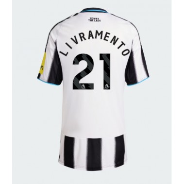 Newcastle United Tino Livramento #21 Koszulka Podstawowa damskie 2025-26 Krótki Rękaw