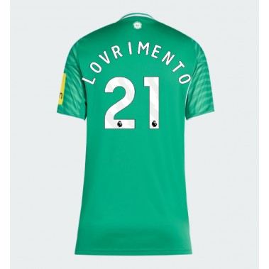 Newcastle United Tino Livramento #21 Koszulka Wyjazdowa damskie 2025-26 Krótki Rękaw