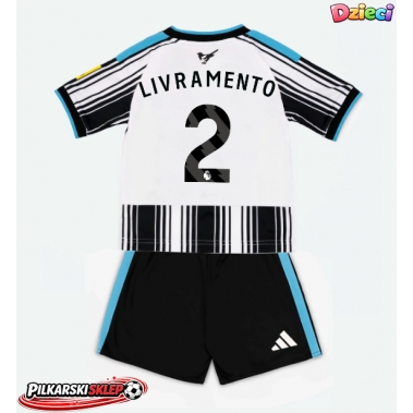 Newcastle United Tino Livramento #2 Koszulka Podstawowa dzieci 2026-27 Krótki Rękaw (+ krótkie spodenki)