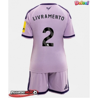 Newcastle United Tino Livramento #2 Koszulka Trzecia dzieci 2026-27 Krótki Rękaw (+ krótkie spodenki)