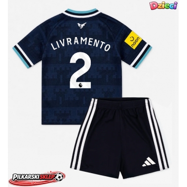 Newcastle United Tino Livramento #2 Koszulka Wyjazdowa dzieci 2026-27 Krótki Rękaw (+ krótkie spodenki)