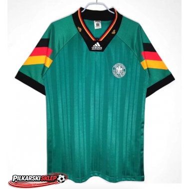 Niemcy 1992 Koszulka Retro Wyjazdowa Krótki Rękaw