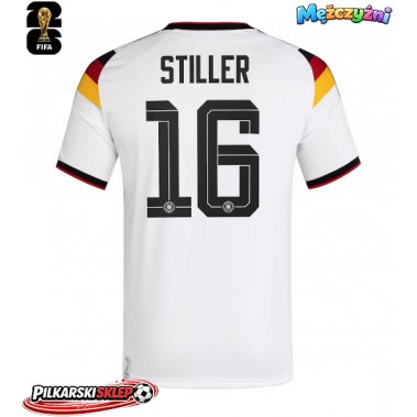 Niemcy Angelo Stiller #16 Koszulka Podstawowa MŚ 2026 Krótki Rękaw