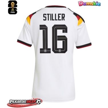 Niemcy Angelo Stiller #16 Koszulka Podstawowa damskie MŚ 2026 Krótki Rękaw
