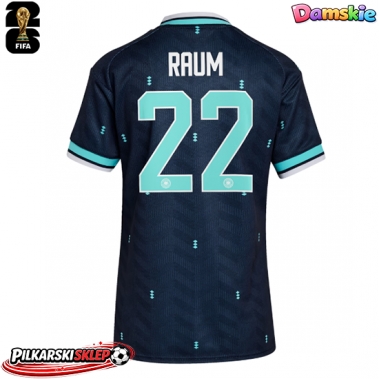 Niemcy David Raum #22 Koszulka Wyjazdowa damskie MŚ 2026 Krótki Rękaw