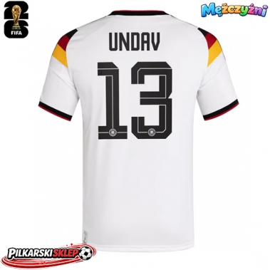 Niemcy Deniz Undav #13 Koszulka Podstawowa MŚ 2026 Krótki Rękaw
