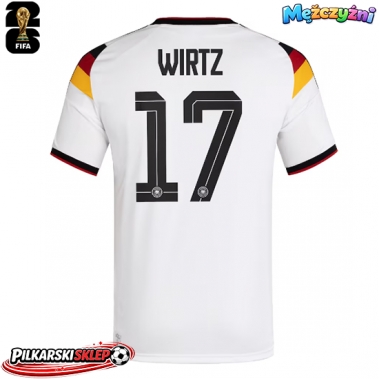 Niemcy Florian Wirtz #17 Koszulka Podstawowa MŚ 2026 Krótki Rękaw