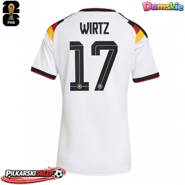 Niemcy Florian Wirtz #17 Koszulka Podstawowa damskie MŚ 2026 Krótki Rękaw