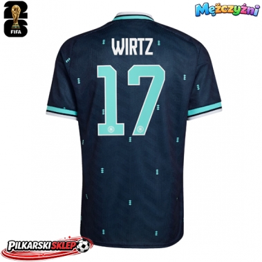 Niemcy Florian Wirtz #17 Koszulka Wyjazdowa MŚ 2026 Krótki Rękaw