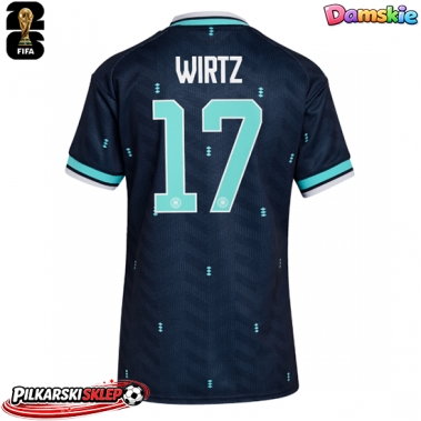 Niemcy Florian Wirtz #17 Koszulka Wyjazdowa damskie MŚ 2026 Krótki Rękaw