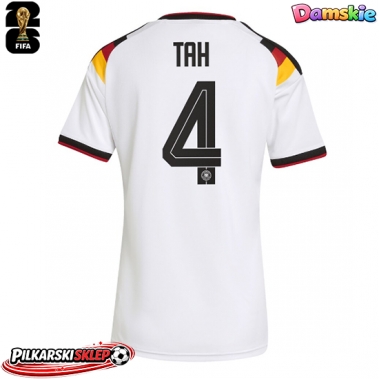 Niemcy Jonathan Tah #4 Koszulka Podstawowa damskie MŚ 2026 Krótki Rękaw