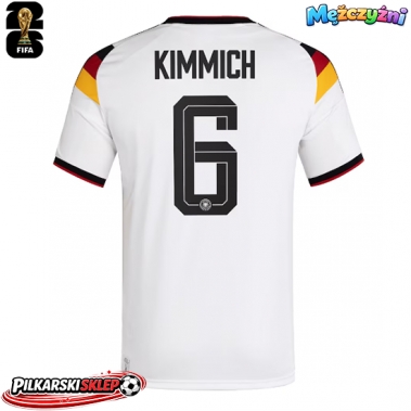 Niemcy Joshua Kimmich #6 Koszulka Podstawowa MŚ 2026 Krótki Rękaw