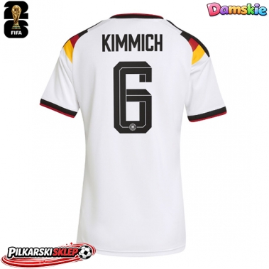 Niemcy Joshua Kimmich #6 Koszulka Podstawowa damskie MŚ 2026 Krótki Rękaw