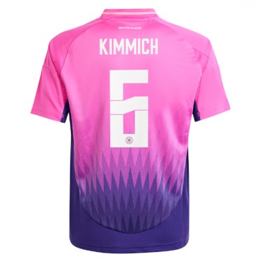 Niemcy Joshua Kimmich #6 Koszulka Wyjazdowa ME 2024 Krótki Rękaw Niemcy Joshua Kimmich #6 Koszulka Wyjazdowa ME 2024 Krótki Rękaw