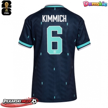 Niemcy Joshua Kimmich #6 Koszulka Wyjazdowa damskie MŚ 2026 Krótki Rękaw