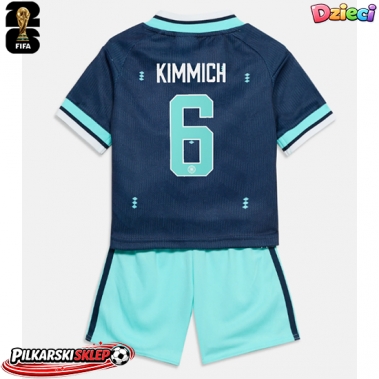 Niemcy Joshua Kimmich #6 Koszulka Wyjazdowa dzieci MŚ 2026 Krótki Rękaw (+ krótkie spodenki)
