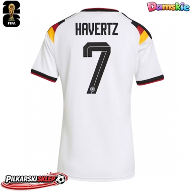 Niemcy Kai Havertz #7 Koszulka Podstawowa damskie MŚ 2026 Krótki Rękaw