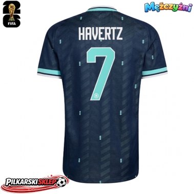 Niemcy Kai Havertz #7 Koszulka Wyjazdowa MŚ 2026 Krótki Rękaw