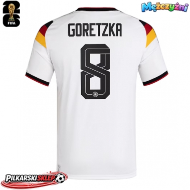 Niemcy Leon Goretzka #8 Koszulka Podstawowa MŚ 2026 Krótki Rękaw