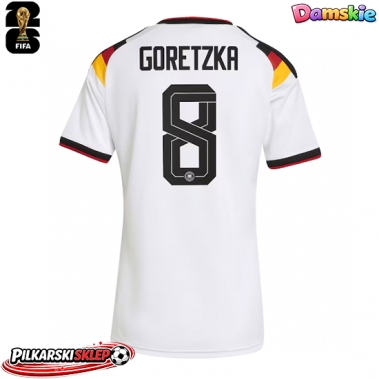 Niemcy Leon Goretzka #8 Koszulka Podstawowa damskie MŚ 2026 Krótki Rękaw