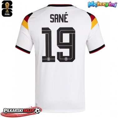 Niemcy Leroy Sane #19 Koszulka Podstawowa MŚ 2026 Krótki Rękaw