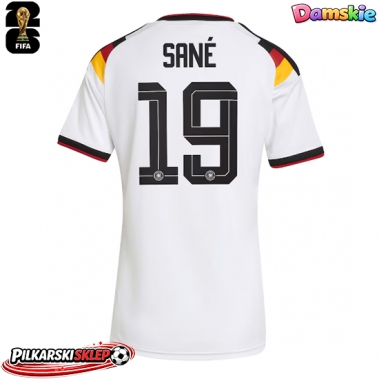 Niemcy Leroy Sane #19 Koszulka Podstawowa damskie MŚ 2026 Krótki Rękaw