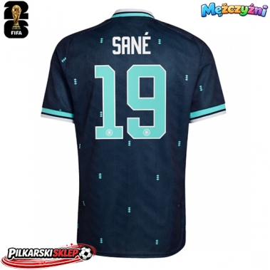 Niemcy Leroy Sane #19 Koszulka Wyjazdowa MŚ 2026 Krótki Rękaw