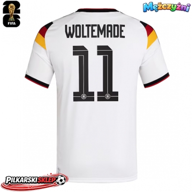 Niemcy Nick Woltemade #11 Koszulka Podstawowa MŚ 2026 Krótki Rękaw