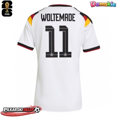 Niemcy Nick Woltemade #11 Koszulka Podstawowa damskie MŚ 2026 Krótki Rękaw