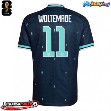 Niemcy Nick Woltemade #11 Koszulka Wyjazdowa MŚ 2026 Krótki Rękaw