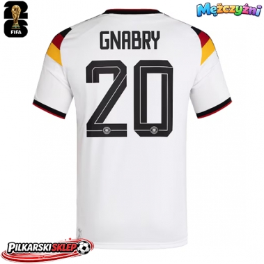 Niemcy Serge Gnabry #20 Koszulka Podstawowa MŚ 2026 Krótki Rękaw