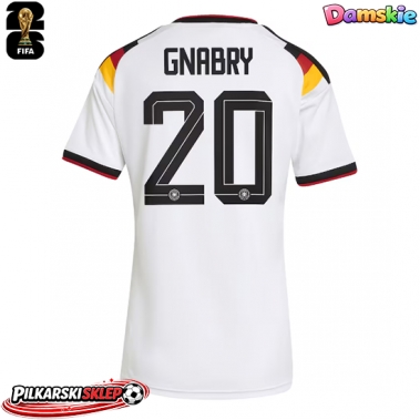 Niemcy Serge Gnabry #20 Koszulka Podstawowa damskie MŚ 2026 Krótki Rękaw