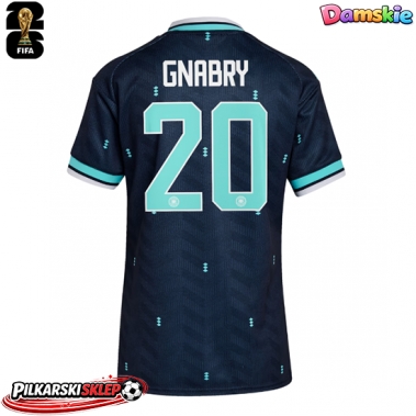 Niemcy Serge Gnabry #20 Koszulka Wyjazdowa damskie MŚ 2026 Krótki Rękaw