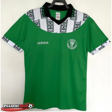 Nigeria 1994 Koszulka Retro Podstawowa Krótki Rękaw