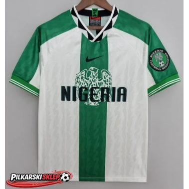 Nigeria 1996-1998 Koszulka Retro Wyjazdowa Krótki Rękaw