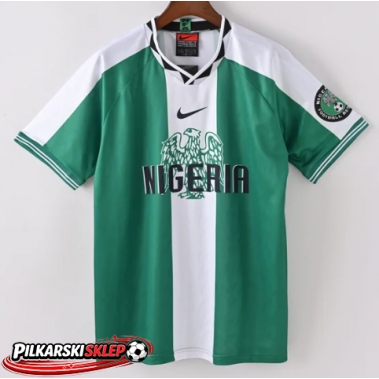 Nigeria 1996 Koszulka Retro Podstawowa Krótki Rękaw