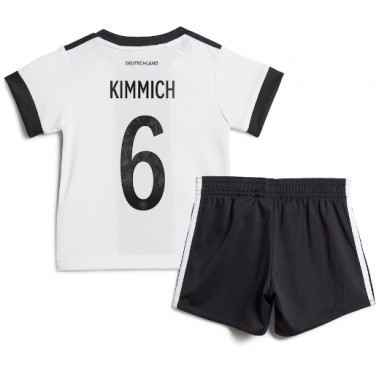 Njemačka Joshua Kimmich #6 Koszulka Podstawowa dzieci MŚ 2022 Krótki Rękaw (+ krótkie spodenki)