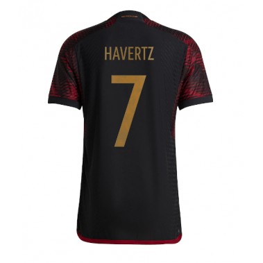 Njemačka Kai Havertz #7 Koszulka Wyjazdowa MŚ 2022 Krótki Rękaw
