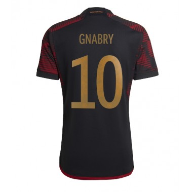 Njemačka Serge Gnabry #10 Koszulka Wyjazdowa MŚ 2022 Krótki Rękaw