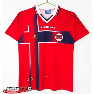 Norwegia 1997-1998 Koszulka Retro Podstawowa Krótki Rękaw