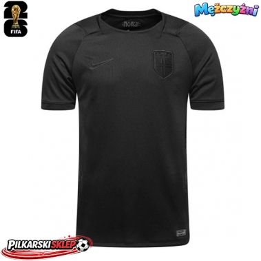 Norwegia Koszulka Wyjazdowa MŚ 2026 Krótki Rękaw