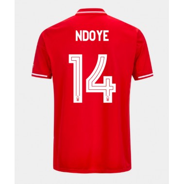 Nottingham Forest Dan Ndoye #14 Koszulka Podstawowa 2025-26 Krótki Rękaw