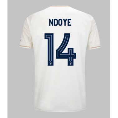 Nottingham Forest Dan Ndoye #14 Koszulka Wyjazdowa 2025-26 Krótki Rękaw