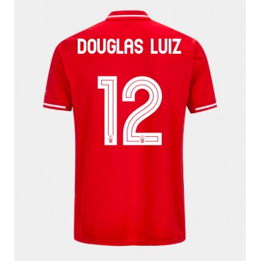 Nottingham Forest Douglas Luiz #12 Koszulka Podstawowa 2025-26 Krótki Rękaw