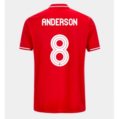 Nottingham Forest Elliot Anderson #8 Koszulka Podstawowa 2025-26 Krótki Rękaw