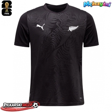 Nowa Zelandia Koszulka Podstawowa MŚ 2026 Krótki Rękaw