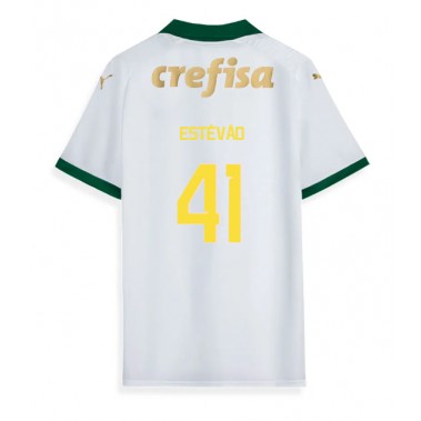 Palmeiras Estevao Willian #41 Koszulka Wyjazdowa 2024-25 Krótki Rękaw